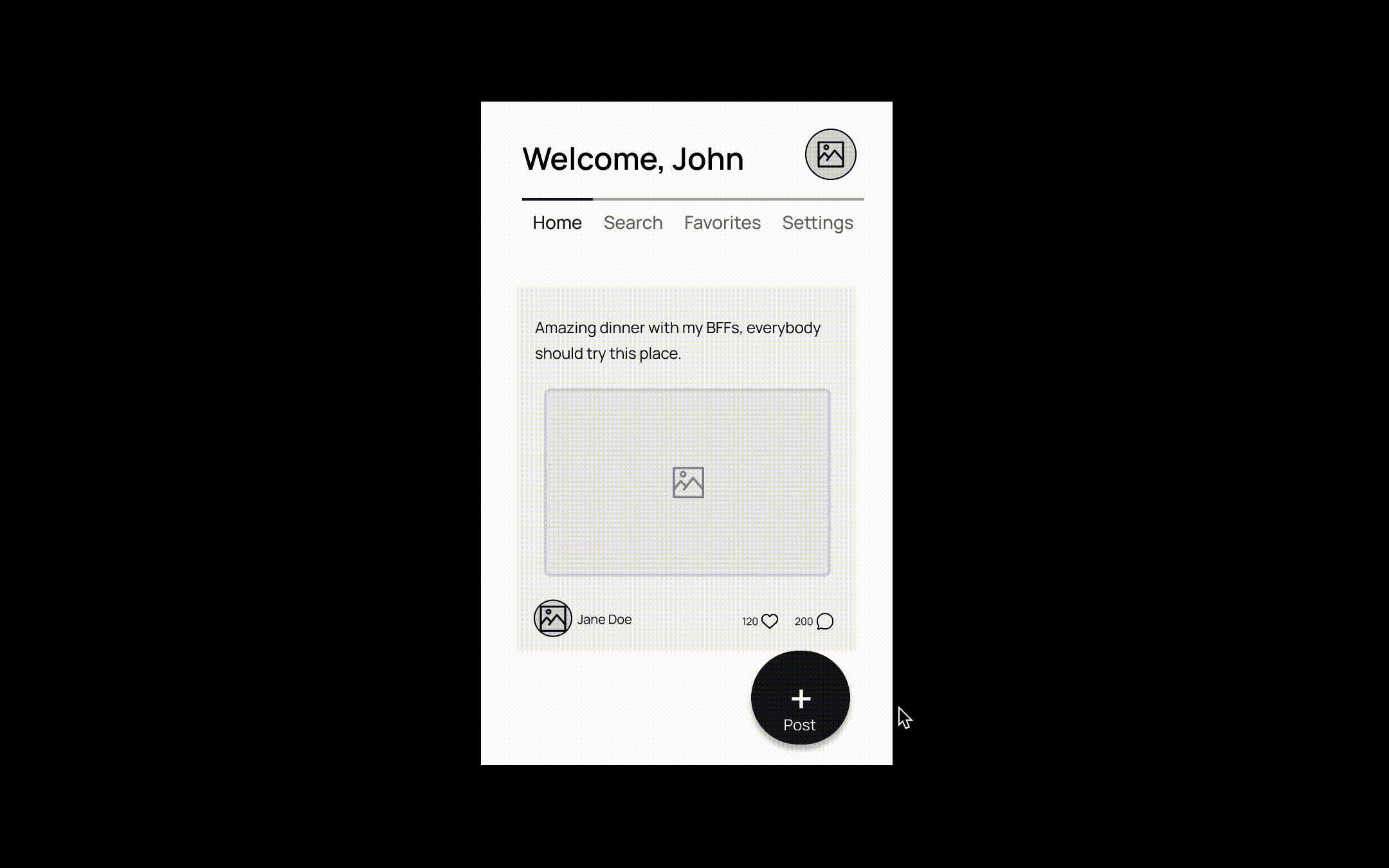 A GIF showing the second iteration of Farley's prototype